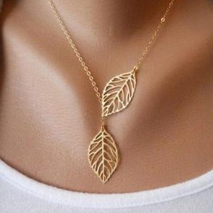 Cute Golden Leaf High Quality Necklace